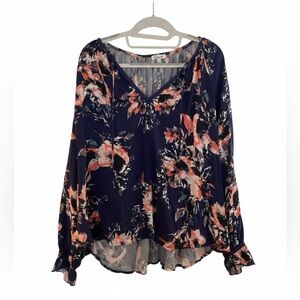 SPLENDID Floral Boho Blouse